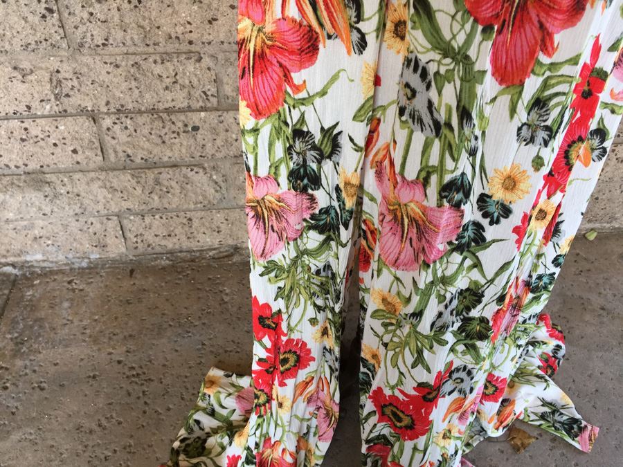 Full Length Floral XS Some Days Lovin Halter Style Dress [Photo 4]