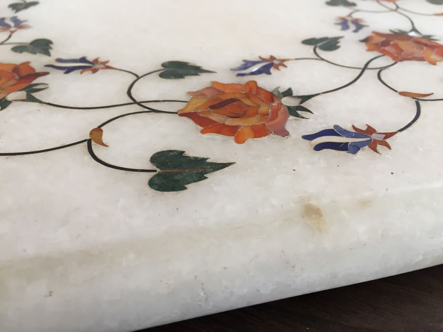 Beautiful Inlaid Marble Top From India [Photo 4]
