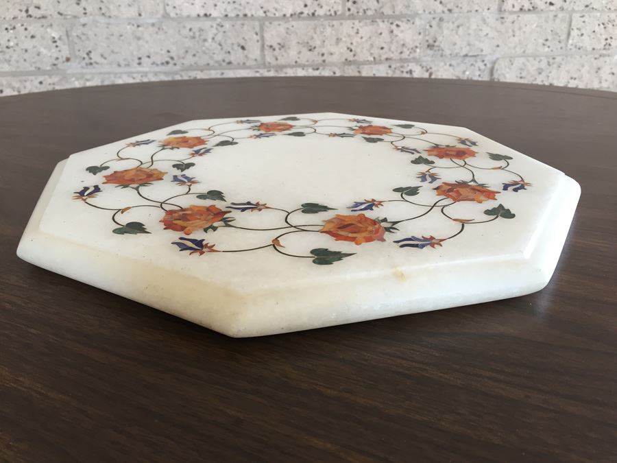 Beautiful Inlaid Marble Top From India [Photo 2]