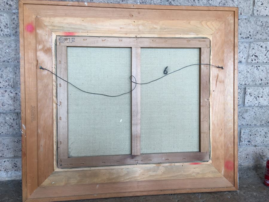 Original Oil Painting Of Mountain In The Mist By Mitsuzo Shimizu (1905 - 1986) [Photo 13]