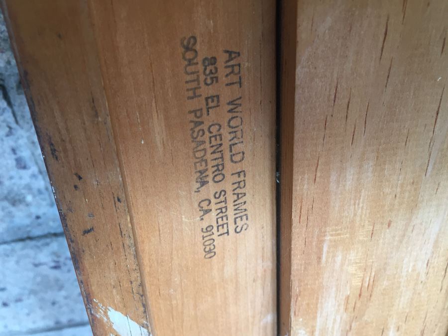 Original Oil Painting Of Mountain In The Mist By Mitsuzo Shimizu (1905 - 1986) [Photo 16]