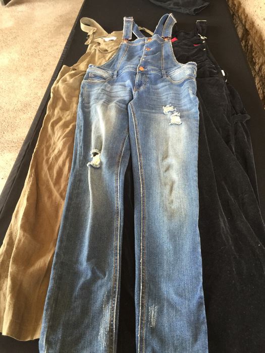 Denim Overall Lot Various Colors [Photo 3]