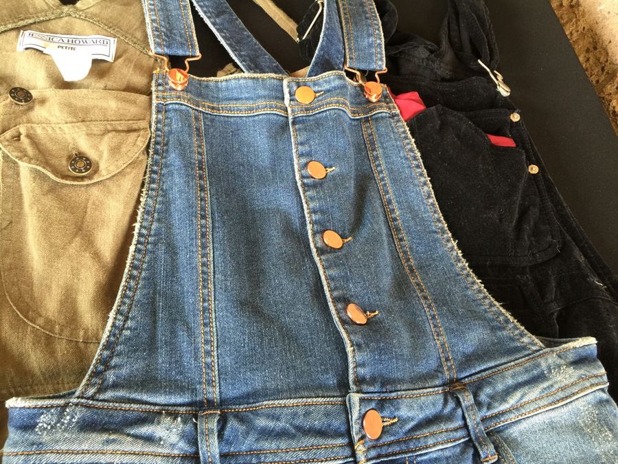 Denim Overall Lot Various Colors [Photo 2]