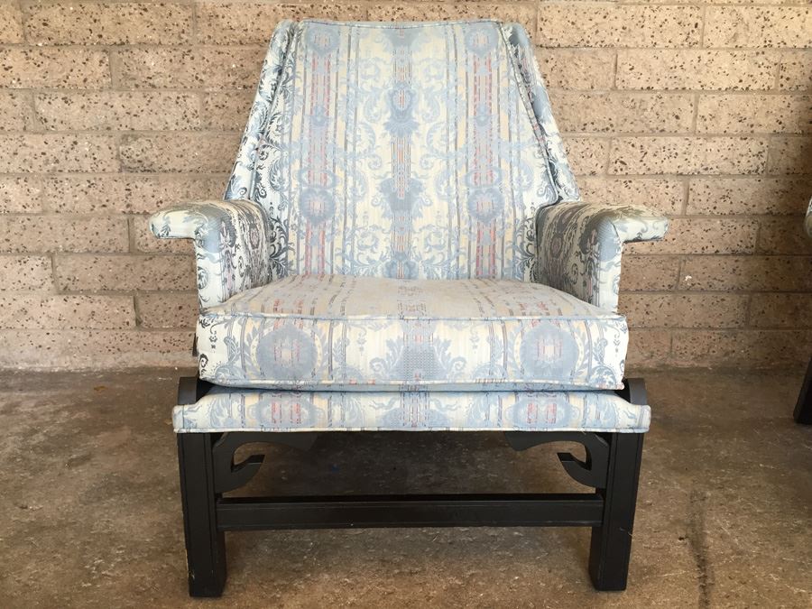 Pair Of Mid-Century Upholstered Chairs  [Photo 5]