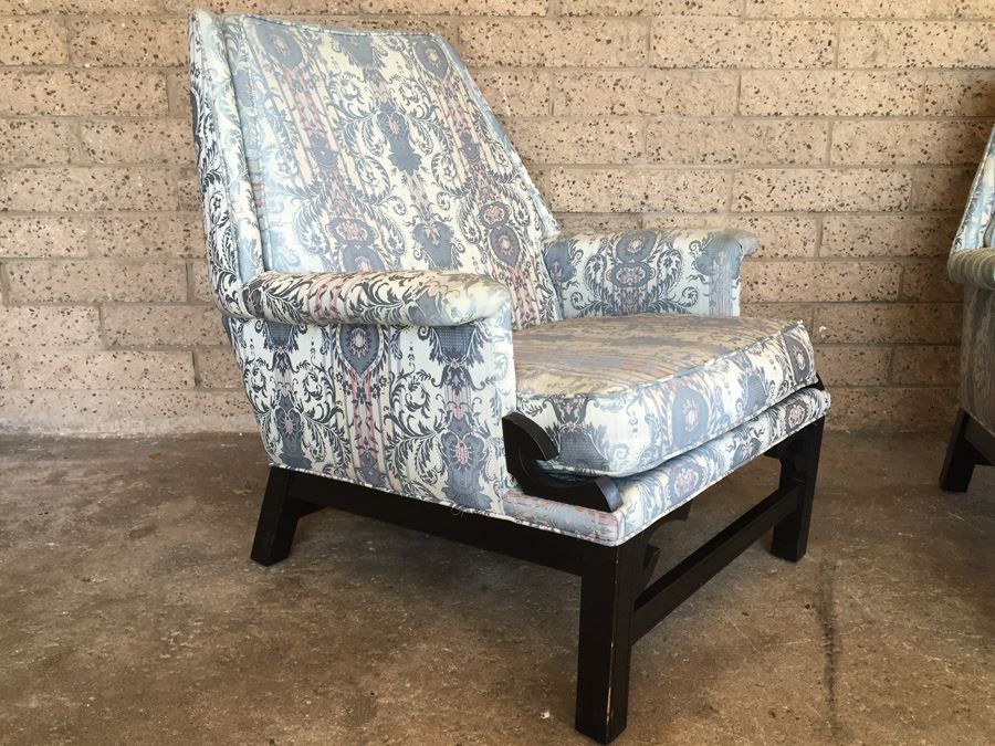 Pair Of Mid-Century Upholstered Chairs  [Photo 6]