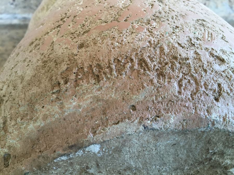 Large Signed Native American Garden Sculpture Signed On Lower Back But Signature Is Illegible [Photo 12]