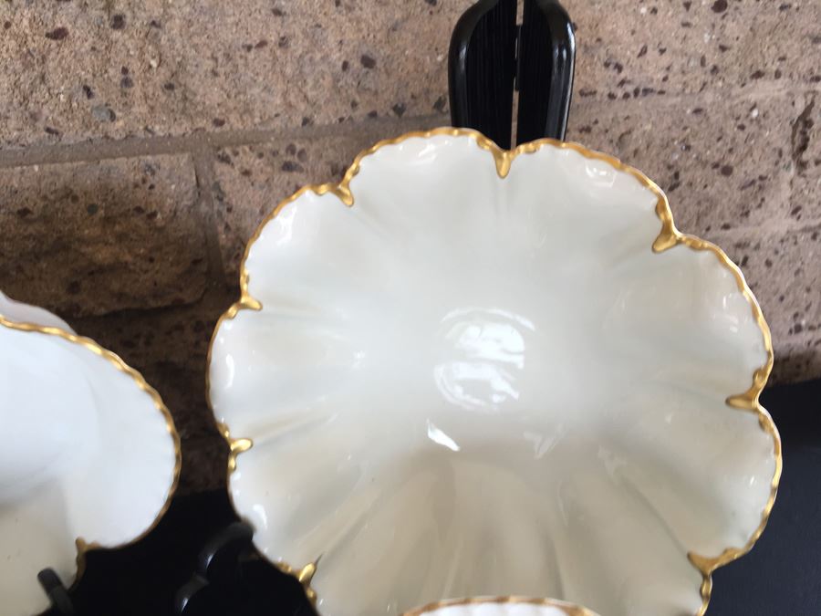 Elegant Haviland France Limoges Gold Rim China Set 74 Pieces [Photo 8]