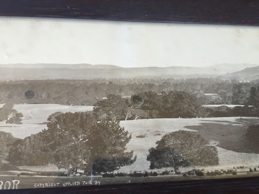 Vintage Framed Panoramic Photo Of Monterey's Protected Harbor From Monterey Chamber Of Commerce [Photo 8]