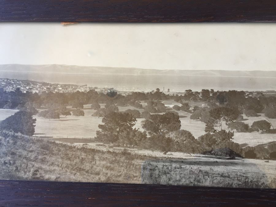 Vintage Framed Panoramic Photo Of Monterey's Protected Harbor From Monterey Chamber Of Commerce [Photo 5]