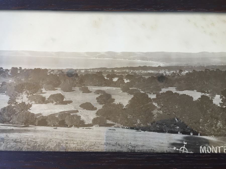 Vintage Framed Panoramic Photo Of Monterey's Protected Harbor From Monterey Chamber Of Commerce [Photo 6]