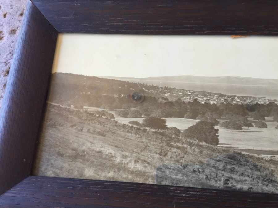 Vintage Framed Panoramic Photo Of Monterey's Protected Harbor From Monterey Chamber Of Commerce [Photo 4]