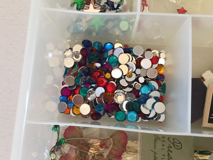 Large Collection Of Jewelry Making Items Including Jade, Turquoise, Agate, Carved Bone, Craft Supplies [Photo 35]