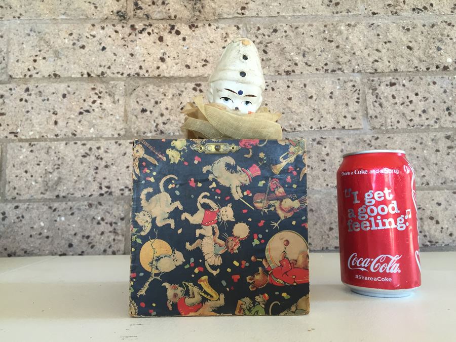 Vintage Clown Jack-In-The-Box [Photo 2]