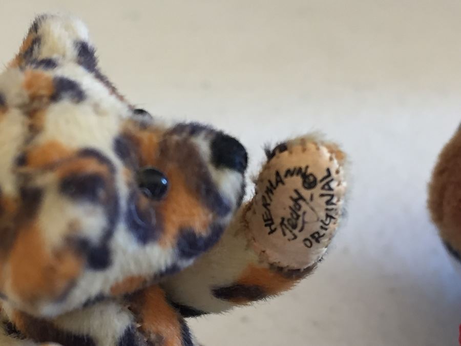 (5) Collection Of Miniature Jointed Teddy Bears Including Hermann Teddy Original Germany [Photo 2]