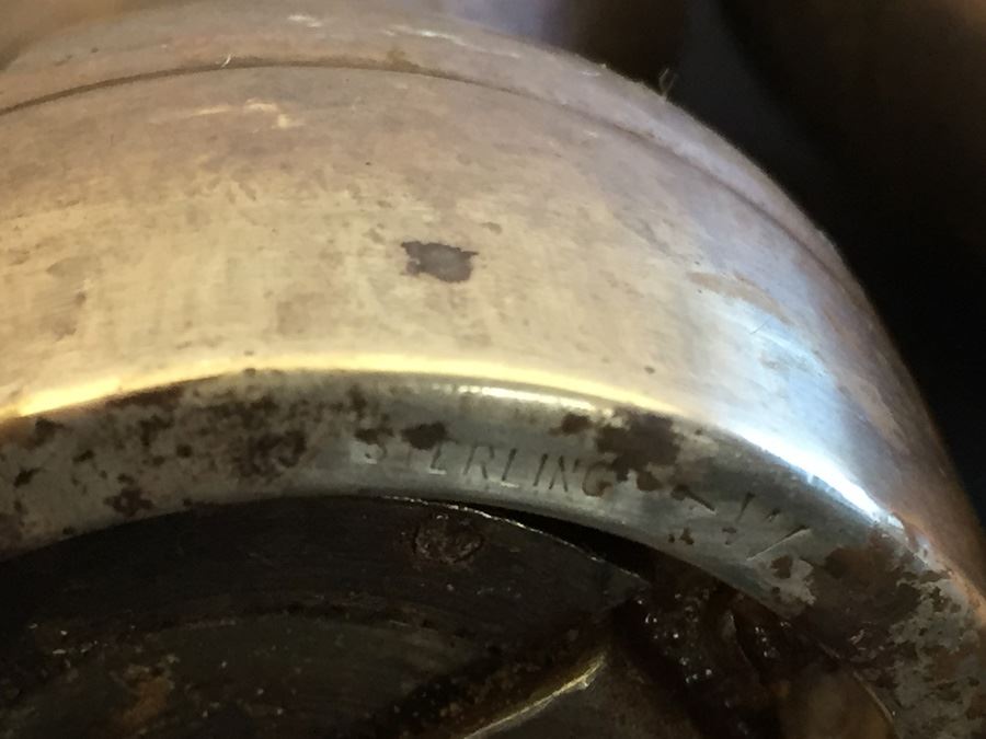 Sterling Silver Lot Includes Salt & Pepper Shakers, Old Spoon And Stieff Sterling Jefferson Cup [Photo 7]