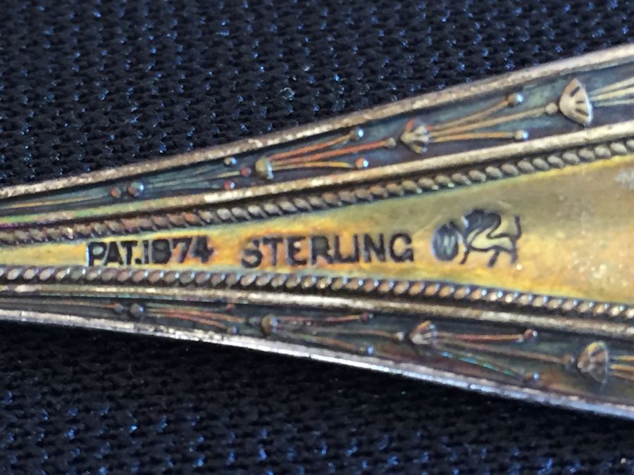 Sterling Silver Lot Includes Salt & Pepper Shakers, Old Spoon And Stieff Sterling Jefferson Cup [Photo 11]