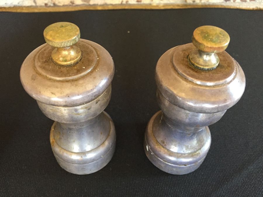 Sterling Silver Lot Includes Salt & Pepper Shakers, Old Spoon And Stieff Sterling Jefferson Cup [Photo 3]