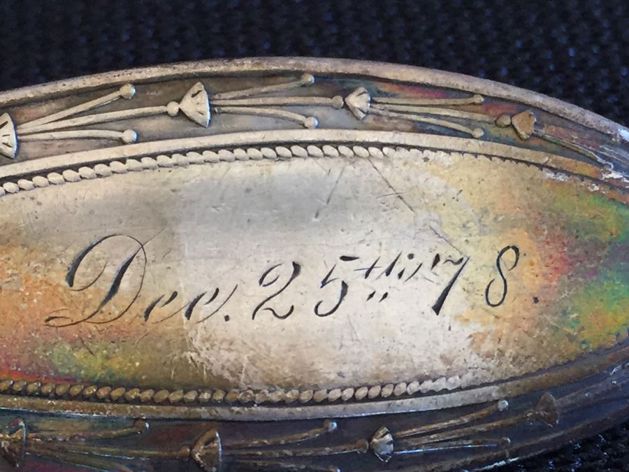 Sterling Silver Lot Includes Salt & Pepper Shakers, Old Spoon And Stieff Sterling Jefferson Cup [Photo 10]