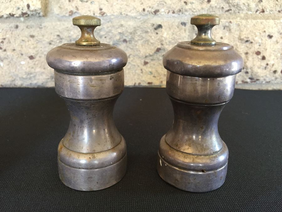 Sterling Silver Lot Includes Salt & Pepper Shakers, Old Spoon And Stieff Sterling Jefferson Cup [Photo 6]