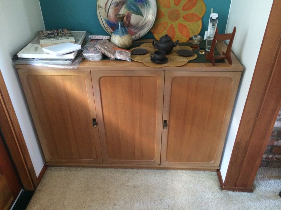 Drexel Blonde Cabinet