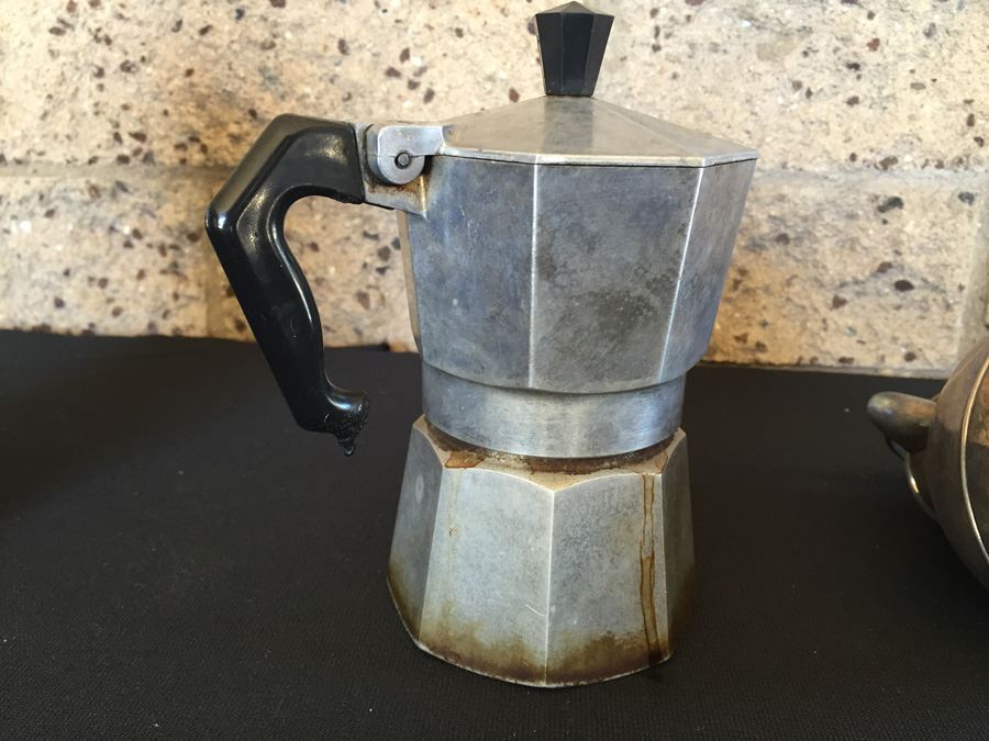 Various Kitchen Items Including International Silver, Frieling French Press, Vintage Button Hook [Photo 9]