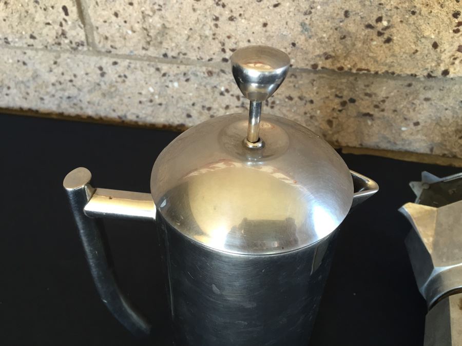 Various Kitchen Items Including International Silver, Frieling French Press, Vintage Button Hook [Photo 14]