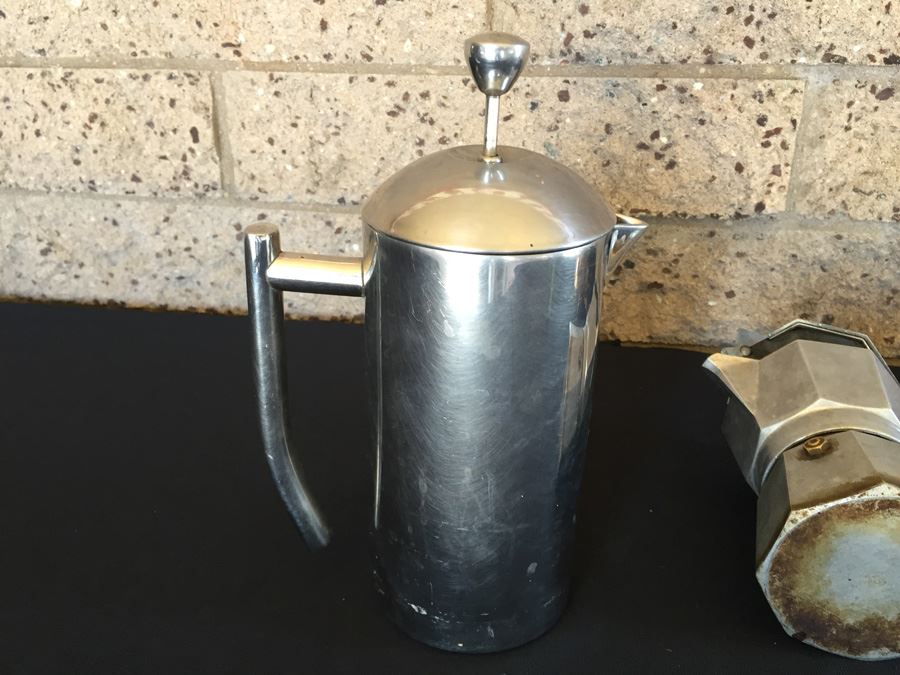 Various Kitchen Items Including International Silver, Frieling French Press, Vintage Button Hook [Photo 13]
