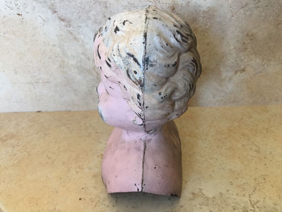 Antique German Minerva Metal Doll Head Size 8 [Photo 11]