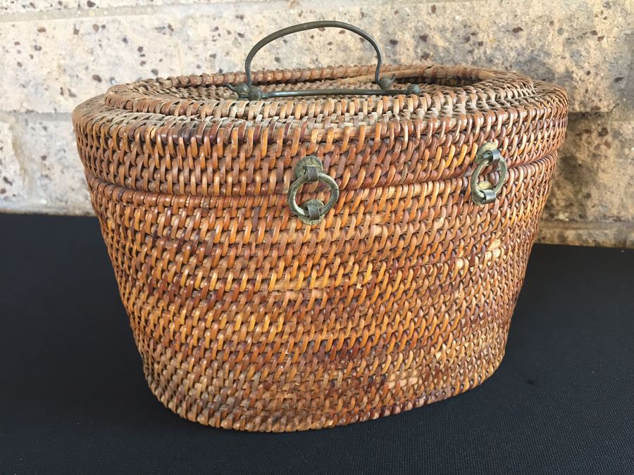 Antique Japanese Basket With Teapot [Photo 7]