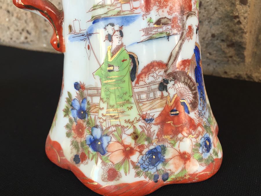 Stunning Japanese Imari Tall Teapot [Photo 22]