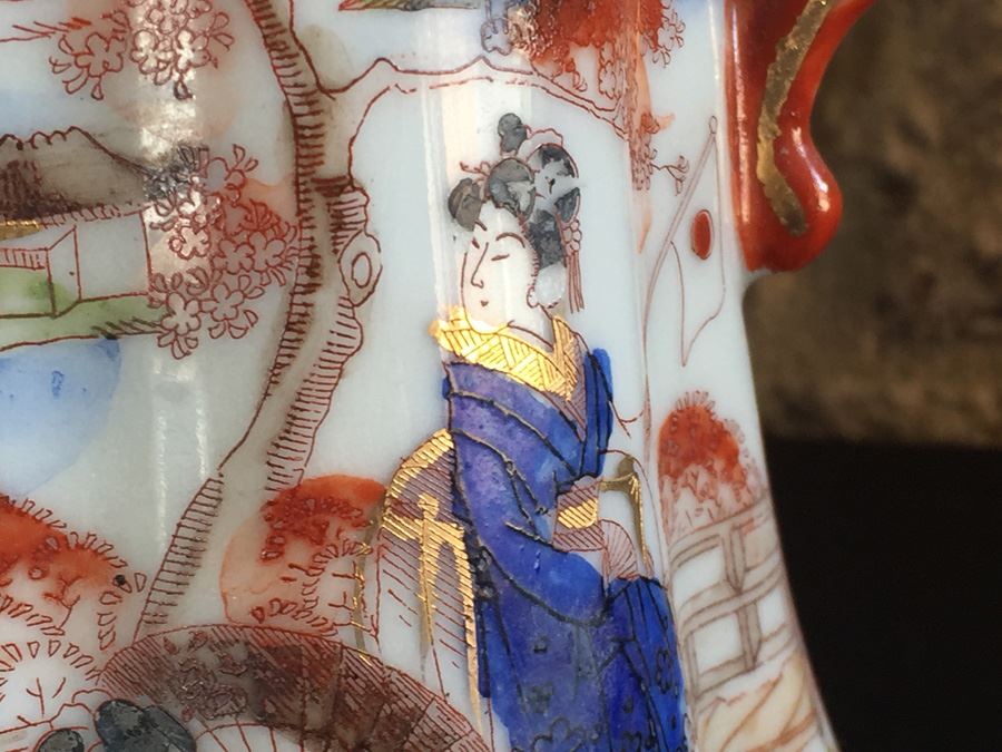 Stunning Japanese Imari Tall Teapot [Photo 9]