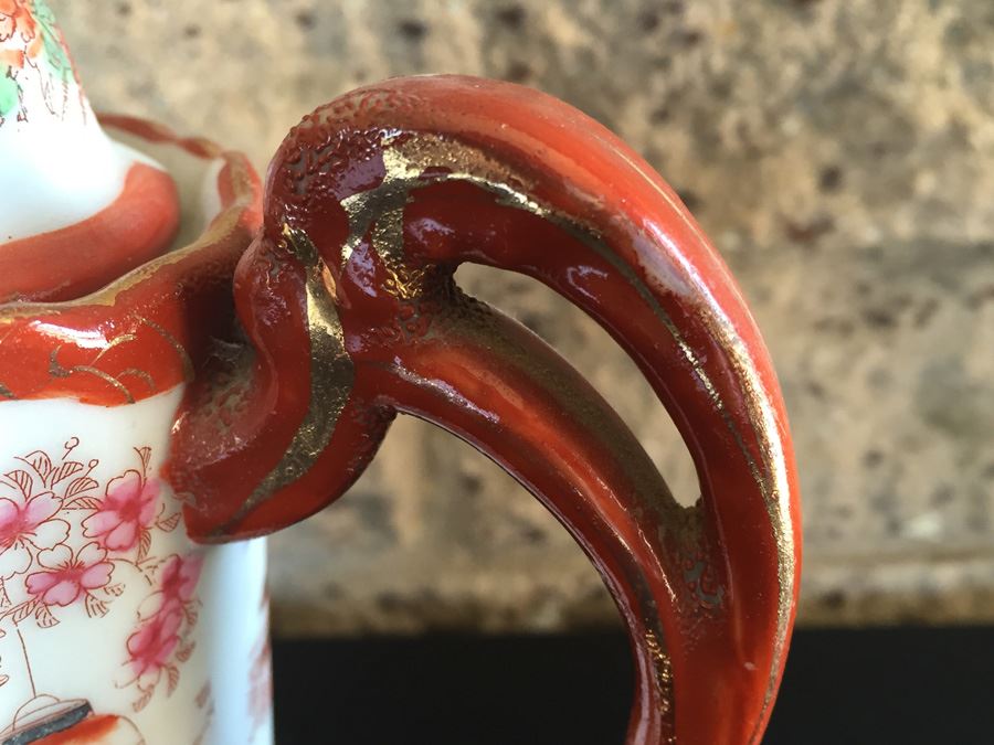 Stunning Japanese Imari Tall Teapot [Photo 14]