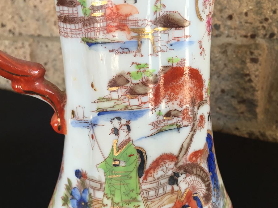 Stunning Japanese Imari Tall Teapot [Photo 21]