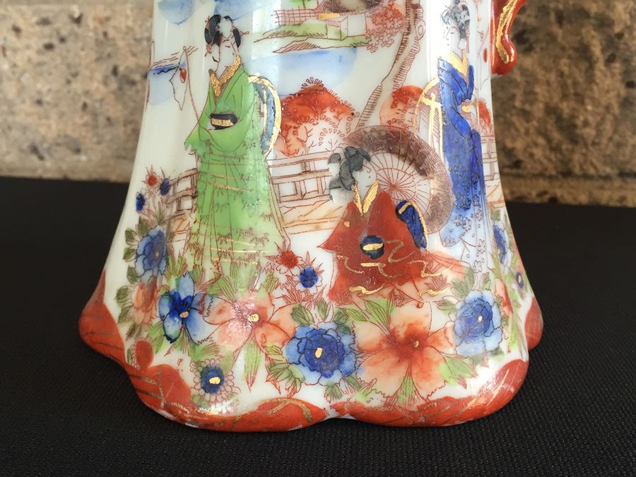 Stunning Japanese Imari Tall Teapot [Photo 11]