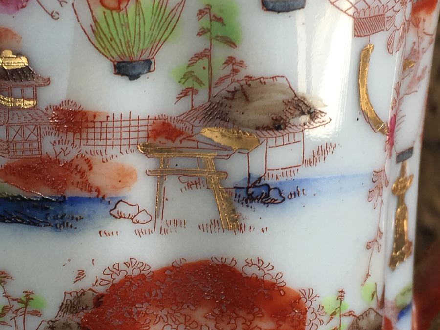 Stunning Japanese Imari Tall Teapot [Photo 7]