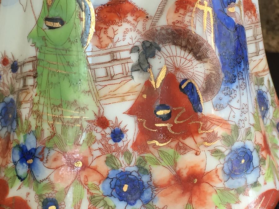 Stunning Japanese Imari Tall Teapot [Photo 10]