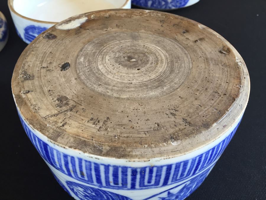 Vintage Japanese Porcelain Jubako Stacking Bento Box  [Photo 18]