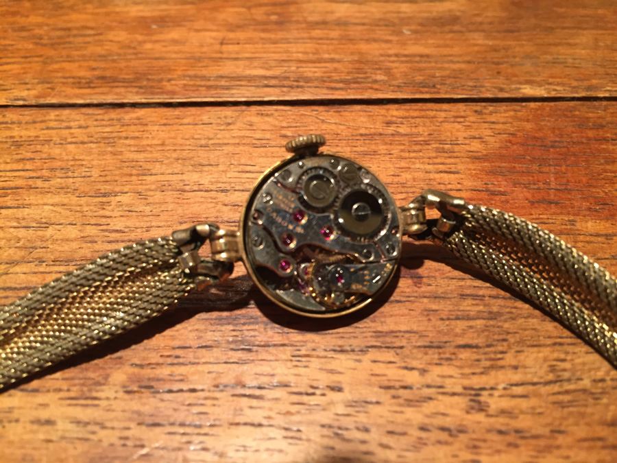 14K Gold Custom Cartier Watch With Inlaid Stars Marking Hours [Photo 11]