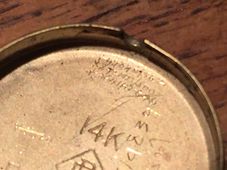 14K Gold Custom Cartier Watch With Inlaid Stars Marking Hours [Photo 16]