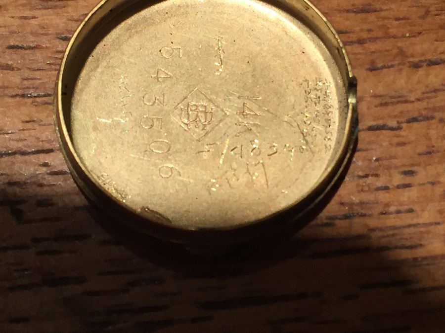 14K Gold Custom Cartier Watch With Inlaid Stars Marking Hours [Photo 14]