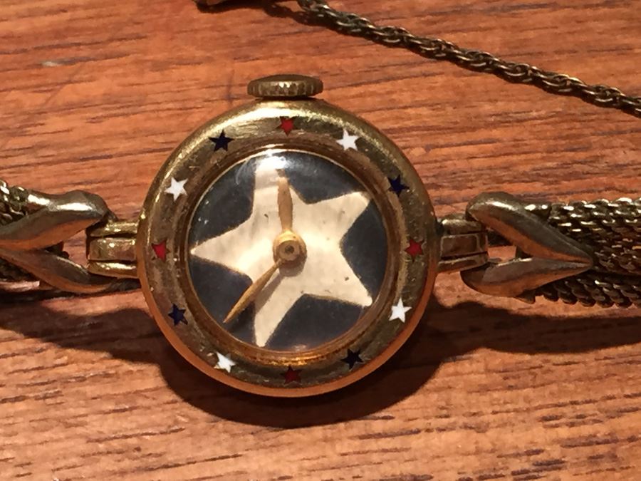 14K Gold Custom Cartier Watch With Inlaid Stars Marking Hours [Photo 24]