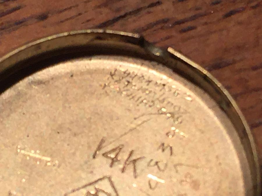 14K Gold Custom Cartier Watch With Inlaid Stars Marking Hours [Photo 15]