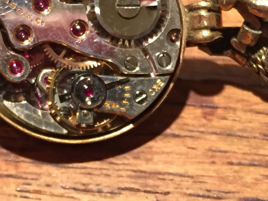 14K Gold Custom Cartier Watch With Inlaid Stars Marking Hours [Photo 10]