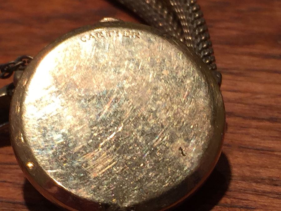 14K Gold Custom Cartier Watch With Inlaid Stars Marking Hours [Photo 21]