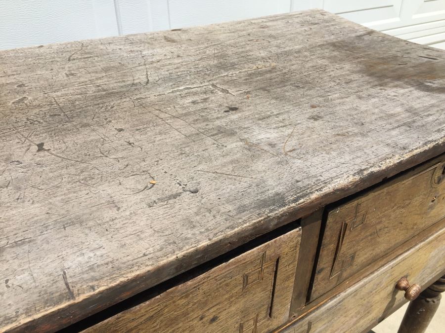 Old Distressed Asian Temple Cabinet [Photo 7]