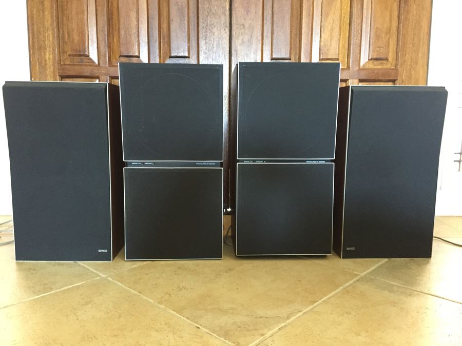 Great Set Of Bang & Olufsen Of Denmark Speakers Beovox S50 And Beovox S35 [Photo 5]