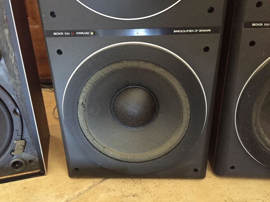 Great Set Of Bang & Olufsen Of Denmark Speakers Beovox S50 And Beovox S35 [Photo 16]