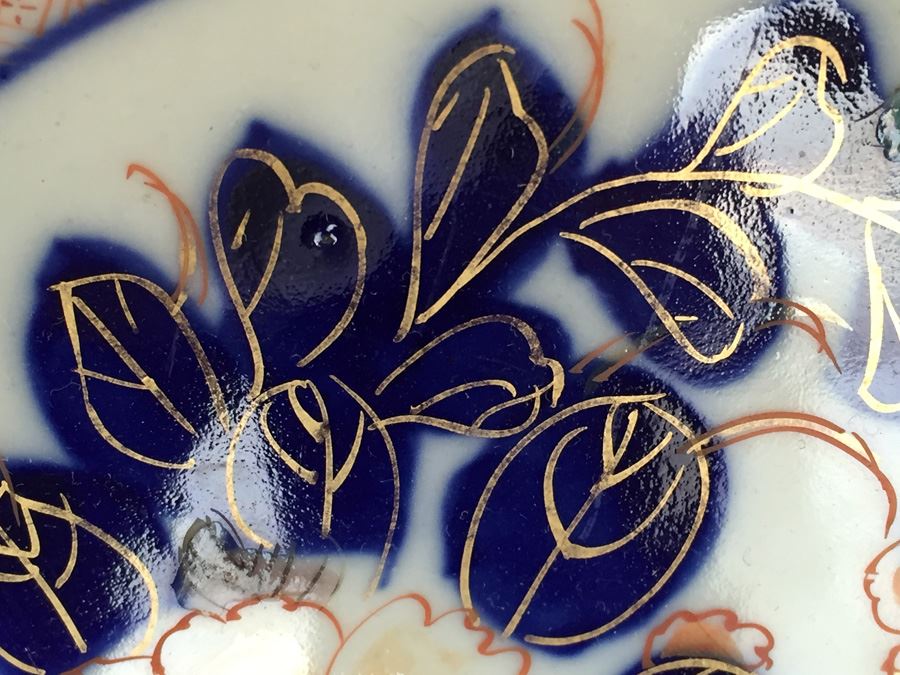 Large Antique Japanese Imari Charger Plate [Photo 13]