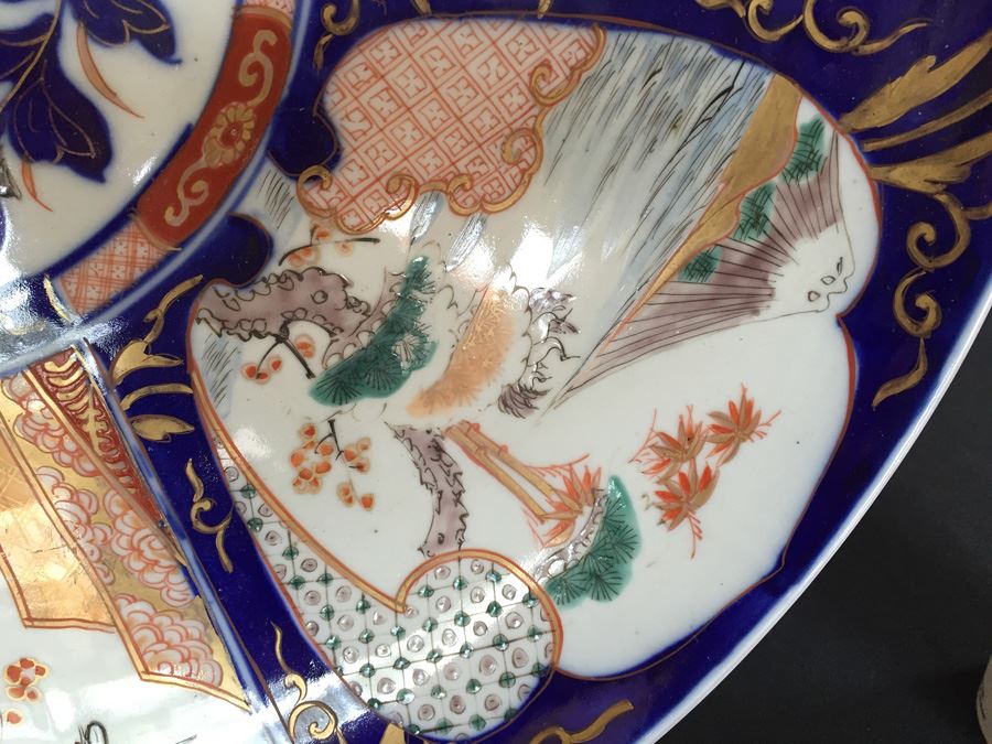 Large Antique Japanese Imari Charger Plate [Photo 10]