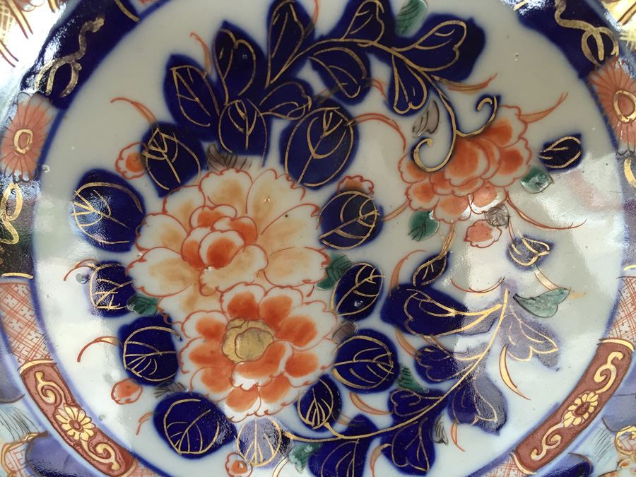 Large Antique Japanese Imari Charger Plate [Photo 12]